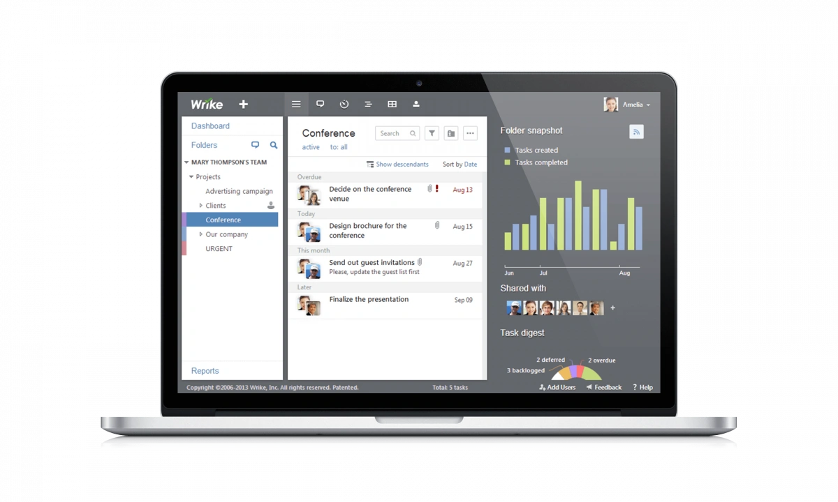 Wrike task collaboration